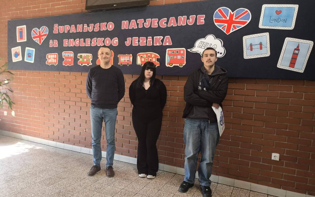 Izvanredan uspjeh na natjecanju iz Engleskog jezika