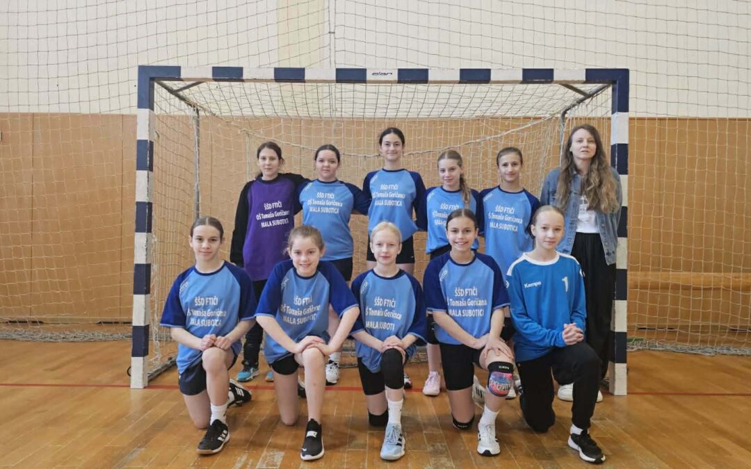 2. mjesto na Županijskom natjecanju u rukometu